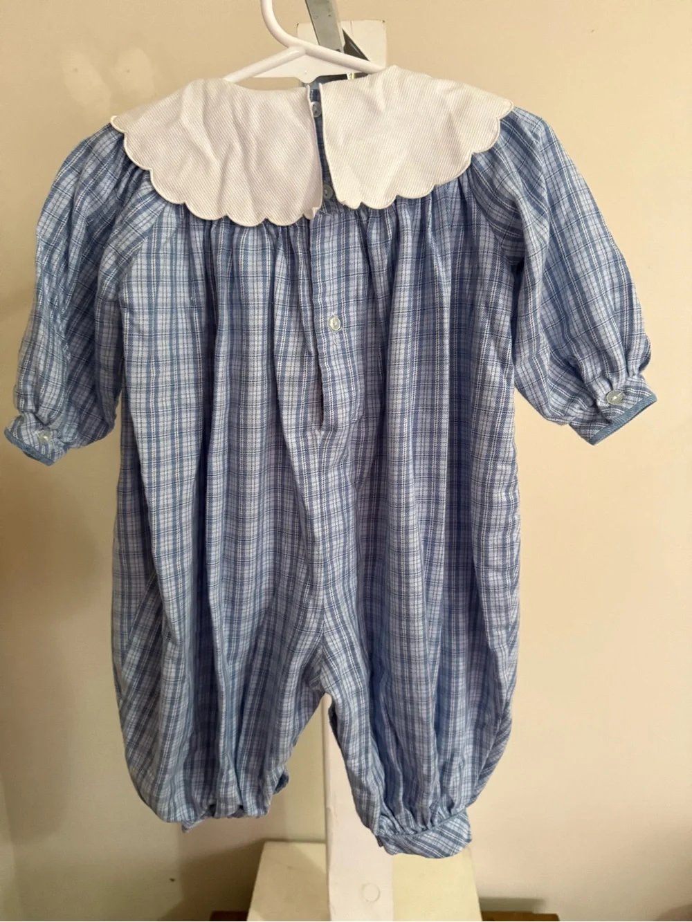 Vintage Smocked Bubble Romper